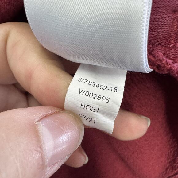 Athleta Pullover Fleece Womens 1X Plus Red Pink Cozy Karma Asym Quarter Zip - Picture 4 of 8